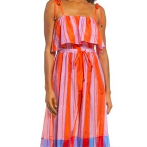 Diane von Furstenberg‘s tiered silk & cotton dress
